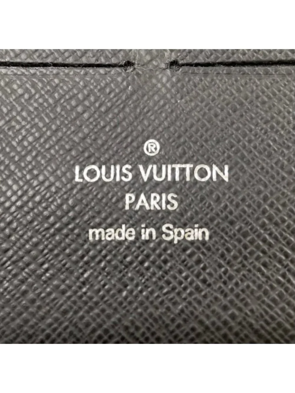 Louis Vuitton Zippy Organizer Damier Graphite Leather Black Zip Around Wallet